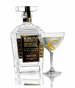 Manhattan Moonshine with White Manhattan