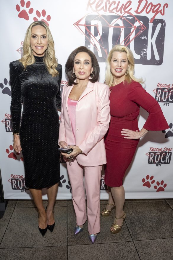 NEW YORK, NY - MAY 2: Lara Trump, Jeanine Pirro and Rita Cosby attend Rescue Dogs Rock NYC Cocktails for Canines at Versa on May 2, 2023 in New York. (Photo by Michael Ostuni/PMC/PMC) *** Local Caption *** Lara Trump;Jeanine Pirro;Rita Cosby