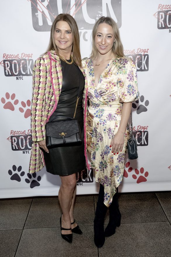 NEW YORK, NY - MAY 2: Gail Sagel and Sarah Cohen attend Rescue Dogs Rock NYC Cocktails for Canines at Versa on May 2, 2023 in New York. (Photo by Michael Ostuni/PMC/PMC) *** Local Caption *** Gail Sagel;Sarah Cohen