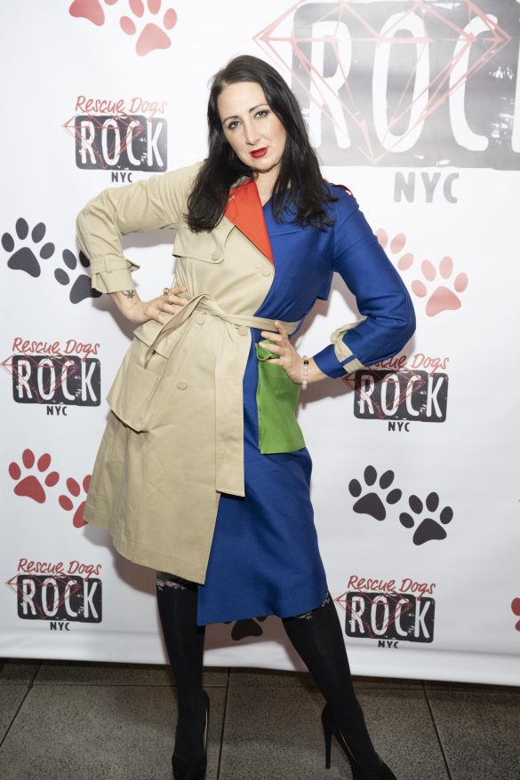 NEW YORK, NY - MAY 2: Nadja Sayej attends Rescue Dogs Rock NYC Cocktails for Canines at Versa on May 2, 2023 in New York. (Photo by Michael Ostuni/PMC) *** Local Caption *** Nadja Sayej