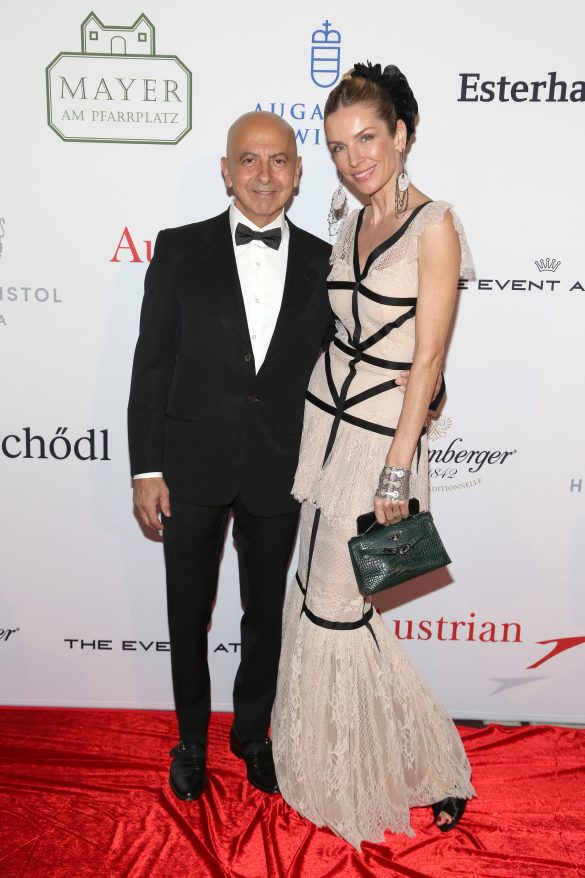 NEW YORK, NY - MAY 12: Angelo Acquista and Svetlana Acquista attend 67th Viennese Opera Ball Benefiting Gabrielle's Angel Foundation at The Plaza on May 12, 2023 in New York. (Photo by Sylvain Gaboury/PMC/PMC) *** Local Caption *** Angelo Acquista;Svetlana Acquista