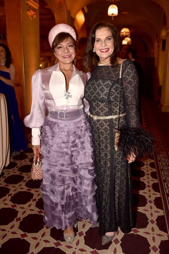 NEW YORK, NY - MAY 12: Maribel Lieberman and Sylvia Hemingway attend 67th Viennese Opera Ball Benefiting Gabrielle's Angel Foundation at The Plaza on May 12, 2023 in New York. (Photo by Patrick McMullan/PMC/PMC) *** Local Caption *** Maribel Lieberman;Sylvia Hemingway