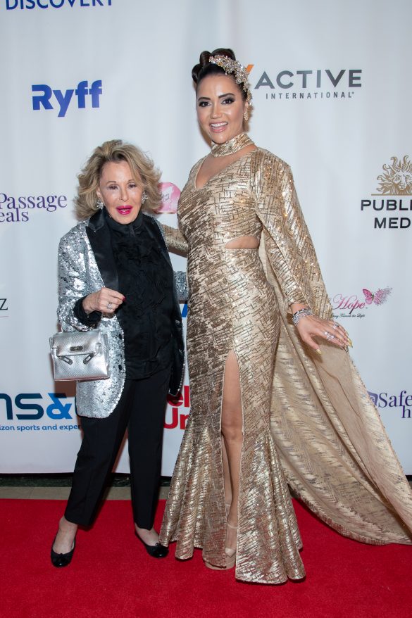 NEW YORK, NY - MAY 18: Nikki Haskell and Luisa Diaz attend Luisa Diaz Foundation 9th Annual MAG Gala at The Plaza on May 18, 2023 in New York. (Photo by Mark Sagliocco/PMC/PMC) *** Local Caption *** Nikki Haskell;Luisa Diaz