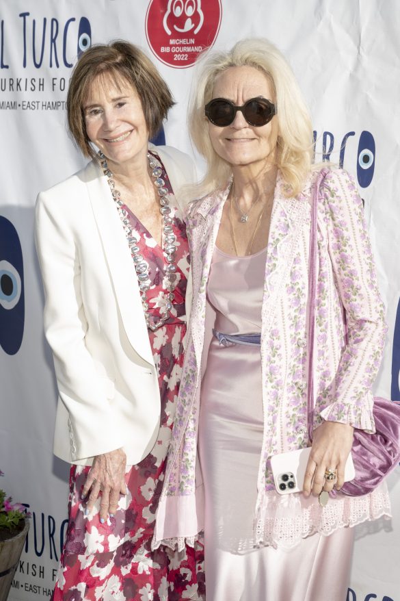 EAST HAMPTON, NY - MAY 28: Lee Fryd and Mar Morosse attend Southampton Animal Shelter Kick-off Party Hosted by Jean Shafiroff at El Turco on May 28, 2023 in East Hampton, NY. (Photo by Michael Ostuni/PMC) *** Local Caption *** Lee Fryd;Mar Morosse
