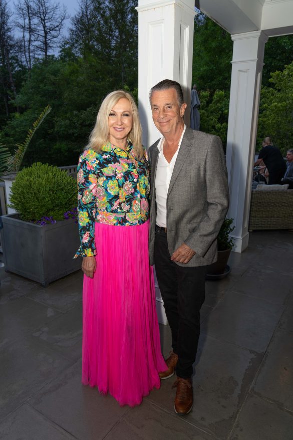 Katlean de Monchy and guest attends Evening With Diana Cochran for Francesco's Foundation in Water Mill, NY on June 24, 2023 (Photo by David Warren / Sipa​ USA)
