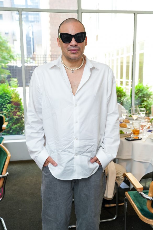 NEW YORK, NY - JULY 12: Victor dE Souza attends Jean Shafiroff Hosts Luncheon In Honor Of Bastille Day at Michael's on July 12, 2023 in New York. (Photo by Sean Zanni/PMC) *** Local Caption *** Victor dE Souza