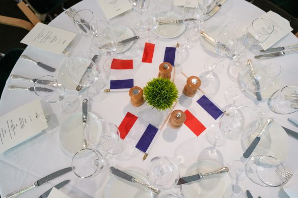NEW YORK, NY - JULY 12: Atmosphere at Jean Shafiroff Hosts Luncheon In Honor Of Bastille Day at Michael's on July 12, 2023 in New York. (Photo by Sean Zanni/PMC) *** Local Caption *** Atmosphere