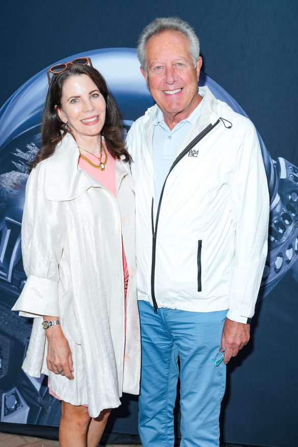SOUTHAMPTON, NY - AUGUST 4: Jill Sand and Dr. Barry Weintraub attend Joan Jedell’s Hampton Sheet VIP Preview Party for Qannati Objets d’Art at Blu Mar in Southampton NY at Blu Mar on August 4, 2023 in Southampton, NY. (Photo by Sean Zanni/PMC) *** Local Caption *** Jill Sand;Dr. Barry Weintraub