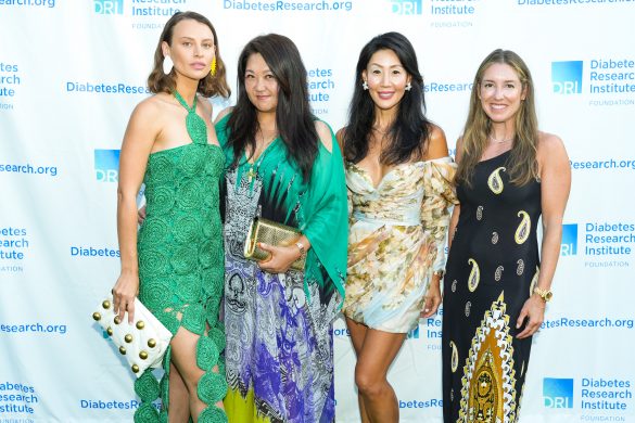 AUGUST 13: Irina Eicke, Susan Shin, Sugie Hong Bruttomesso and Dina Coppolino attend 2023/08/diabetes-research-institute-foundation-hamptons-garden-gala/rKiExw1j2M on August 13, 2023. (Photo by Sean Zanni/PMC/PMC) *** Local Caption *** Irina Eicke;Susan Shin;Sugie Hong Bruttomesso;Dina Coppolino