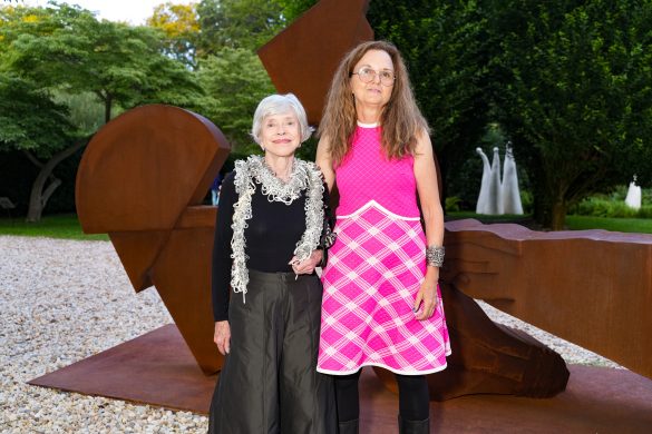 EAST HAMPTON, NY - JULY 22: Judith Hope and Alice Hope attend LongHouse Reserve MIDSUMMER DREAM 2023 Benefit at LongHouse Reserve on July 22, 2023 in East Hampton, NY. (Photo by Sean Zanni/PMC) *** Local Caption *** Judith Hope;Alice Hope