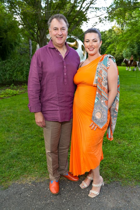 EAST HAMPTON, NY - JULY 22: Lloyd Zuckerberg and Hannah Zuckerberg attend LongHouse Reserve MIDSUMMER DREAM 2023 Benefit at LongHouse Reserve on July 22, 2023 in East Hampton, NY. (Photo by Sean Zanni/PMC) *** Local Caption *** Lloyd Zuckerberg;Hannah Zuckerberg
