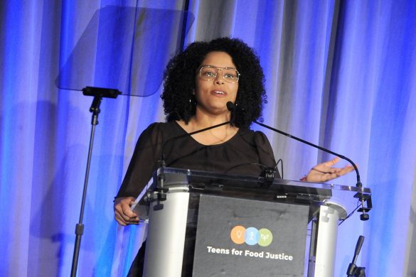OCTOBER 31: Alyssa Gardner-Vazquez attends 2023/10/the-teens-for-food-justice-tffj-feast-2023-gala/xkrjgGPimE on October 31, 2023. (Photo by Paul Bruinooge/PMC/PMC) *** Local Caption *** Alyssa Gardner-Vazquez