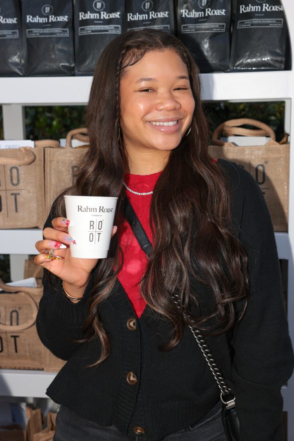 BEVERLY HILLS, CALIFORNIA - MARCH 09: Storm Reid attends GBK Brand Bar Pre-Oscar luxury lounge at Beverly Wilshire, Presented By CareA2+ at Beverly Wilshire, A Four Seasons Hotel on March 09, 2024 in Beverly Hills, California. (Photo by Tiffany Rose/Getty Images for GBK Brand Bar)